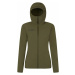 Rock Experience Solstice 2.0 Hoodie Softshell Woman Olive Night Outdoorová bunda