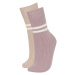 DEFACTO Women's 2-Piece Cotton Winter Socks