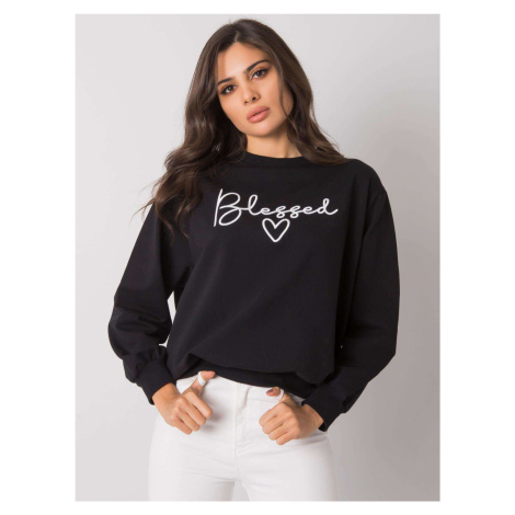 Sweatshirt-RV-BL-7212.23P-black Rue Paris