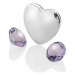 Hot Diamonds Element srdce s ametysty Anais Február EX121