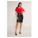 MONNARI Woman's Mini Skirts Imitation Leather Skirt