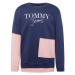 Tommy Jeans Sweatshirt & Sweatjacke  námornícka modrá / ružová / biela