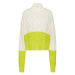 Tommy Jeans Sveter - TJW CHUNKY COLORBLOCK SWEATER bielo-žltý