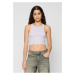 Women's Cropped Rib Top 2-Pack Softseagrass+Lilac