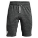 Under Armour Men's UA Rival Terry Shorts Pitch Gray Full Heather/Onyx White Fitness nohavice