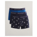 3PACK Mens Boxers Gant Blue