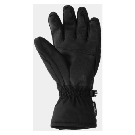 Dámske lyžiarske rukavice H4Z22-RED003 čierne Černá 4F