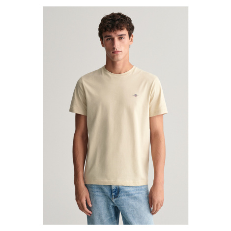 TRIČKO GANT REG SHIELD SS T-SHIRT SILKY BEIGE