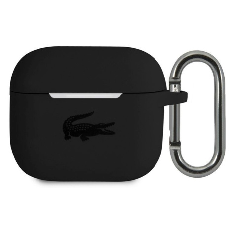 Puzdro na airpod Lacoste Airpods 3 Cover čierna farba