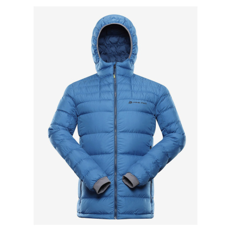 Modrá pánska zimná prešívaná bunda ALPINE PRE ROGIT ALPINE PRO