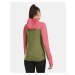 Kilpi WOLIE-W Dámsky vlnený sveter s kapucňou UL0211KI Ružová