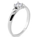 Lux classic surgical steel engagement ring