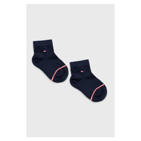 Detské ponožky Tommy Hilfiger tmavomodrá farba