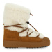 Dámske členkové zimné topánky MOON BOOT Ltrack Polar Shearling whisky off white