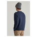 MIKINA GANT WASHED C-NECK SWEAT EVENING BLUE