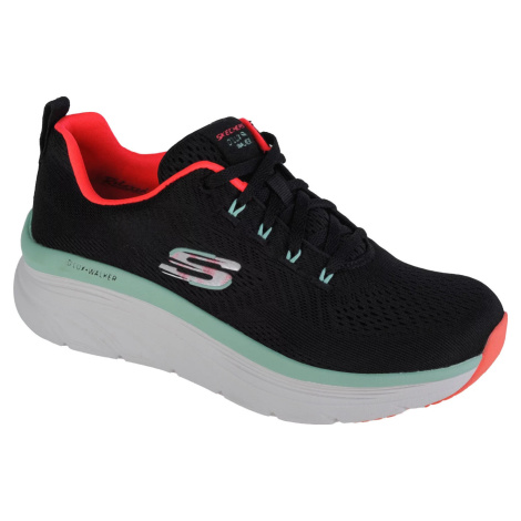 Čierne športové tenisky Skechers D'Lux Walker - Fresh Finesse 149368-BKMN