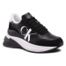 Calvin Klein Jeans Sneakersy Wedge Runner Mix Lth Wn YW0YW01099 Čierna