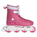 Dětské kolečkové brusle Playlife Cruiser Pink ADJ., 4x, 72, 39-42