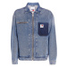 Tommy Jeans Prechodná bunda  modrá