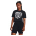 Women's T-shirt Under Armour Collegiate Crest Crop SS