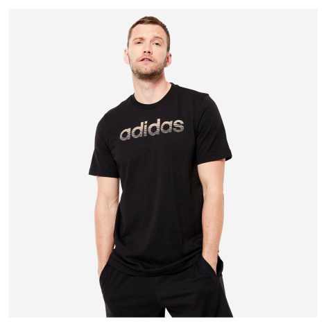 Pánske tričko na fitness čierne Adidas