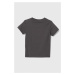 Detské bavlnené tričko adidas Originals TREFOIL šedá farba, vzorovaný