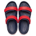 Chlapčenské sandále CROCS Crocband Cruiser Sandal K navy varsity red