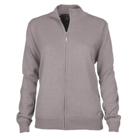 GREGNORMAN MERINO (50:50) LINED FULL-ZIP Dámsky sveter, béžová, veľkosť