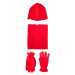 ALTINYILDIZ CLASSICS Men's Red Anti-pilling Warm Water Repellent Fleece Beanie Neck Collar Glove