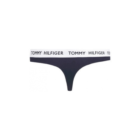 Tommy Hilfiger Stringové nohavičky UW0UW02198 Tmavomodrá