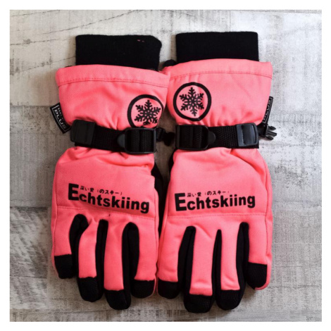 Dámske ružové rukavice SKI John-C