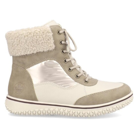 Rieker Šnurovacia obuv Z4002-64 Béžová