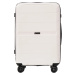 Biela sada cestovných kufrov Sparrow PP06-3, Set of 3 Wings POLIPROPYLEN suitcases L,M,S White