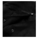 Krátky čierny dámsky kabát s kapucňou (GSQ2311)