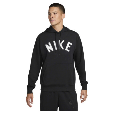 Pánske mikina s kapucňou NIKE M NK DF SWOOSH FLEECE PO HOOD-010 BLACK BLACK WHITE