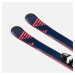 Detské zjazdové lyže Boost 500 s viazaním modro-ružové