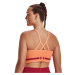 Podprsenka Under Armour Seamless Low Long Bra Orange