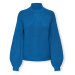 Only  Katia Life High Neck Knit - Directoire Blue  Svetre Biela