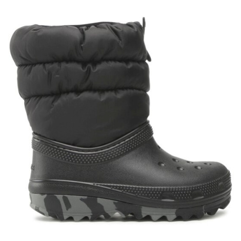 Crocs Snehule Classic Neo Puff Boot K 207684 Čierna