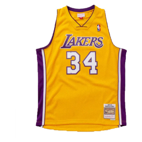 Mitchell & Ness Los Angeles Lakers Shaquille O'neal Swingman Jersey - Pánske - Dres Mitchell & N
