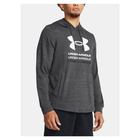 Mikina Under Armour UA Rival Terry Graphic Hood-GRY