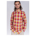 Tommy Jeans Košeľa - TJM ESSENTIAL POPLIN CHECK károvaná