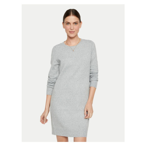 Vero Moda Úpletové šaty 10215523 Sivá Relaxed Fit