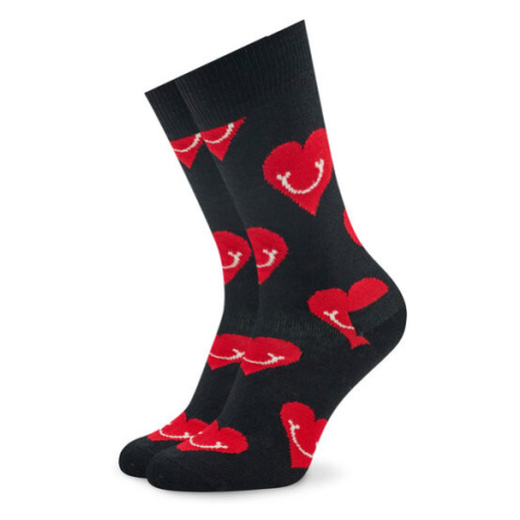 Happy Socks Ponožky Vysoké Unisex SMH01-9300 Čierna