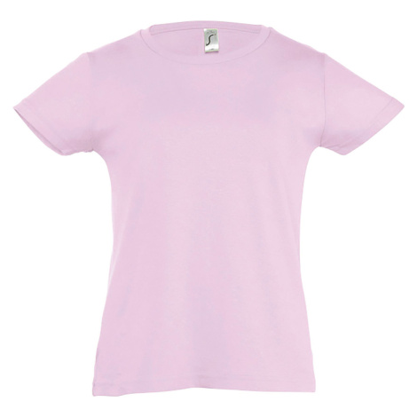 SOĽS Cherry Dievčenské tričko s krátkym rukávom SL11981 Medium pink