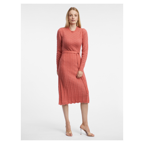 Orsay Women's Brick Sweater Dress with Wool - Women