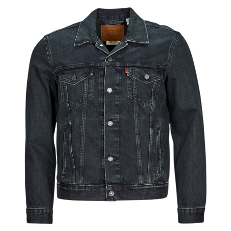 Levis  THE TRUCKER JACKET  Džínsové bundy Čierna Levi´s