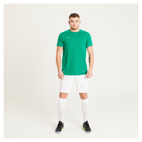 Futbalový dres VIRALTO CLUB s krátkym rukávom zelený KIPSTA
