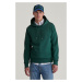 MIKINA GANT REG TONAL SHIELD HOODIE TARTAN GREEN