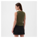 GAP Sleeveless Modal Shell Olive Night 19-0515Tcx